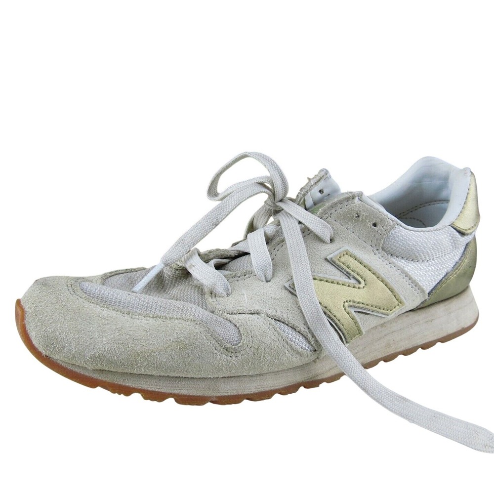 New Balance Size 7.5 Women Sneaker Beige Synthetic M 520